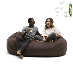 Big Joe 0002656 Media Lounr Foam Filled Bean Bag Chair, Coco