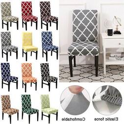 S Elastic Dining Chair Covers Slipcovers Protective Cushion 