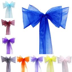 Cover Sash Bow Sash Ribbon Tie For Wedding Events Decor