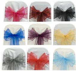 Cover Sashes Bow For Party Events Wedding Banquet Decor