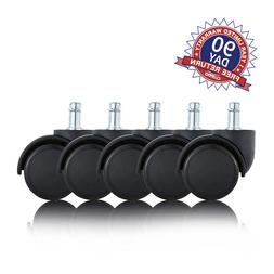 Wheels For Hardwood Floor Carpet Replacement Casters 5pcs
