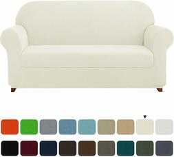 Subrtex Sofa Slipcover Stretch Covers 2-Piece Elastic Cover 