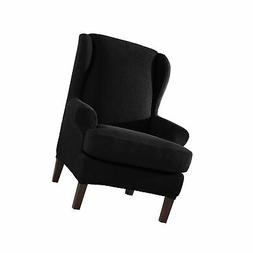 Subrtex 2-Pieces Spandex Elastic Arm Wingback Cover Waffle F