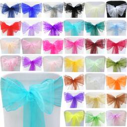 Cover Sash Bow Wedding Party Reception Banquet Decor