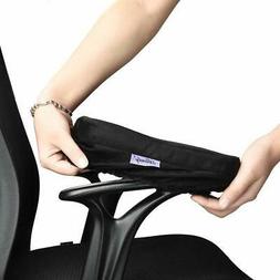 Arm Covers Ergonomic Memory Foam Armrest Pads For Elbows Bla