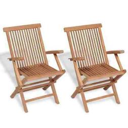 S Set Wooden Folding Armchiar Seats Outdoor Furniture