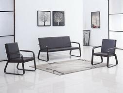 Guest Sofa Waiting Bench Pvc Leather