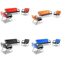 S Set 4 Color Office&bank Waiting Room Bench W/pu Leather
