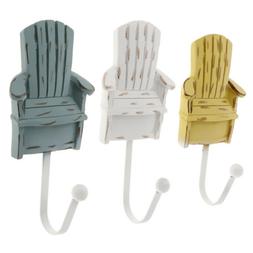 3Pcs/Set Wall Hooks Set Decorative Hanger for Earrings Jewel