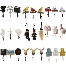 3Pcs/Set Wall Hooks Set Decorative Hanger for Earrings Jewel