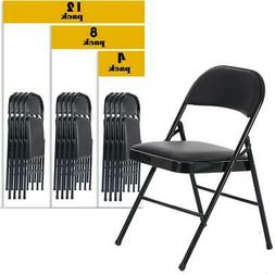 Fabric Upholstered Padded Seat Metal Frame Home Office