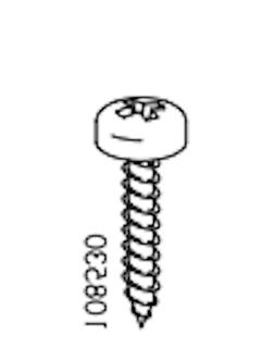 4 Ikea Screws TRX Chipboard Flat 20mm length Part # 108530