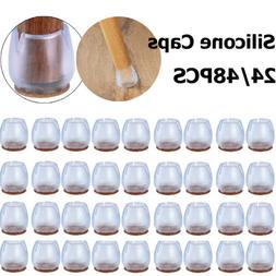 Leg Caps Silicone Feet Table Covers Protectors For Hardwood 