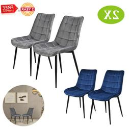 Metal Legs Velvet Cushion Seat Back For Living Waiting Room