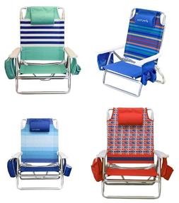 Nautica 5 Position Lay Flat Reclining Folding Lounge Outdoor