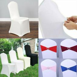 Covers Spandex Lycra Wedding Slipcovers Sash