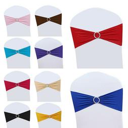 Bow Sashes Lycra Slider With Buckle For Wedding