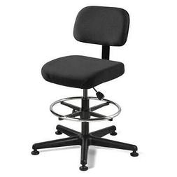 BEVCO 5500-F-BK Task Chair,Fabric,Black,23-33" Seat Ht