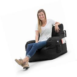 Big Joe 645602 Dorm Bean Bag Chair, Stretch Limo Black