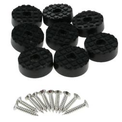 Rubber Feet Sliders Carpet Saver Black