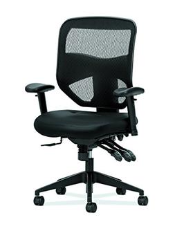 - Mesh Computer Chair With Arms For Office Desk, Black