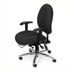 - Computer Desk Swivel Chair With Arms, Black