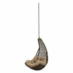 Modway Abate Rattan Patio Hanging Chair