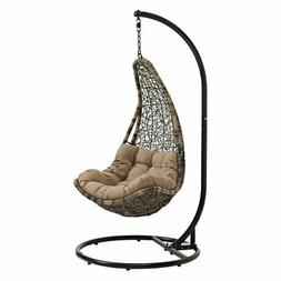 Modway Abate Wicker Hanging Swing Chair