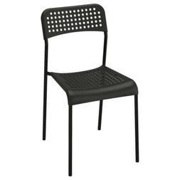 IKEA ADDE Chair, black steel Durable BRAND NEW-
