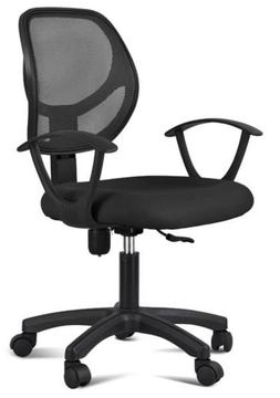 Fabric Mesh Office Chair With Arms Seating