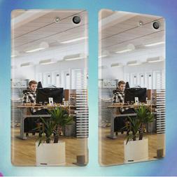 Computer Desk Hard Back Case For Sony Xperia Phones