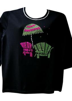 S & Umbrella Terazzo Women's Cotton Pullover