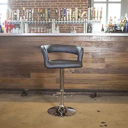 AmeriHome 24 Adjustable Swivel Bar Stool with Cushion, Bar ,
