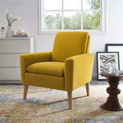 Accent Single Sofa Linen Fabric Upholstered Living Room Citr