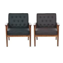 Accent Sofa Chaise Linen Fabric Upholstered Living Room Loun
