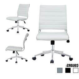 Height And Tilt Adjustable Pu Leather Seat Swivel Chair