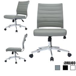 Height And Tilt Adjustable Pu Leather Seat Swivel Chair