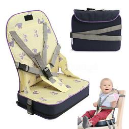 Foldable Dining High Booster Seat With Harness Us ❤