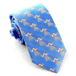 Men's Woven Silk Neck Tie Dress Suit Fashion Gift Blue Neckt
