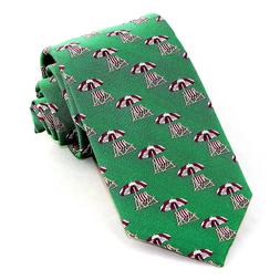 Men's Woven Silk Neck Tie Wedding Fashion Gift Green Necktie