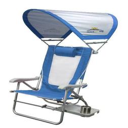 With Spf Sun Shade Canopy Side Table Cup Holder Portable Fol