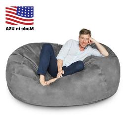 Giant 5ft. Microsuede Cover Big Relax Seat Foam Filled Xl-lo