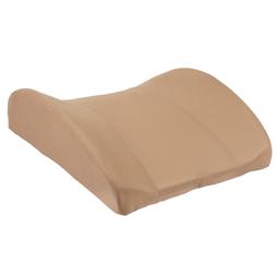 Beige Lumbar Cushion Back Support Travel Pillow Foam Car Sea