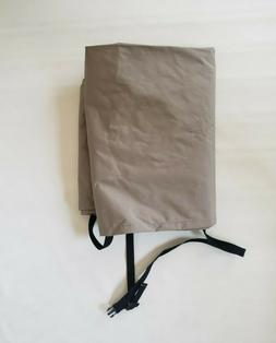 Pottery Barn Belmont Single Chaise with Wheels Furniture Cov