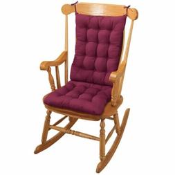 Cushions Seat & Back Pads Set Burgundy Seats