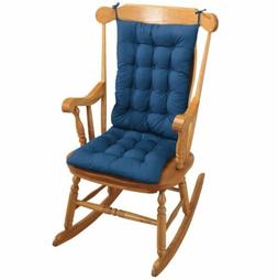 Cushions Seat & Back Pads Set Blue Cushions