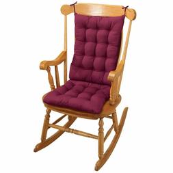 Cushions Seat & Back Pads Set Burgundy Seats
