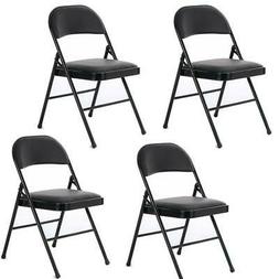 Cushioned Fabric Seat Dining Party Steel Home Decor