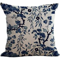 Back Cushion Cover Linen Throw Pillow For