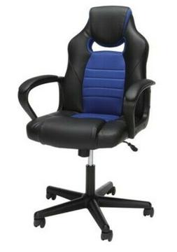 Essentials By Ofm Ess-3083 Racing Style Gaming Chair, Blue